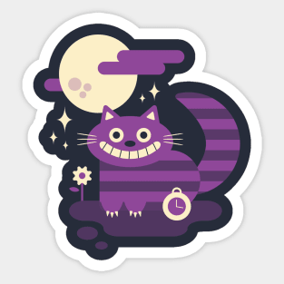 Cute mad cat Sticker